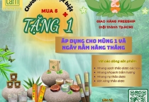 Chương trình đặc biệt: MUA 5 TẶNG 1 vào mùng 1 và ngày rằm hàng tháng