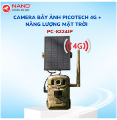 CAMERA BẪY ẢNH PICOTECH 4G + NĂNG LƯỢNG MẶT TRỜI