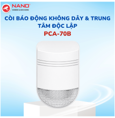 CÒI BÁO ĐỘNG KHÔNG DÂY & TRUNG TÂM ĐỘC LẬP - MODEL: PCA-70B