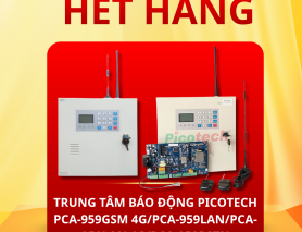 THÔNG BÁO HẾT HÀNG: TRUNG TÂM BÁO ĐỘNG PICOTECH SERIES PCA-959