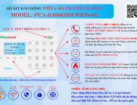 (HOT) TRUNG TÂM BÁO ĐỘNG PICOTECH PCA-8300GSM WIFI+4G – THÊM CHỨC NĂNG NHƯNG GIÁ KHÔNG ĐỔI