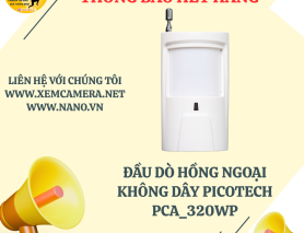 THÔNG BÁO HẾT HÀNG SẢN PHẨM: ĐẦU DÒ HỒNG NGOẠI KHÔNG DÂY PICOTECH. PCA_320WP