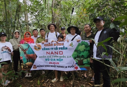 NANO chung tay bảo vệ thiên nhiên, thả rùa và tê tê về rừng Bù Gia Mập