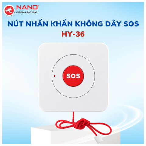 NÚT NHẤN KHẨN KHÔNG DÂY SOS – MODEL: HY-36